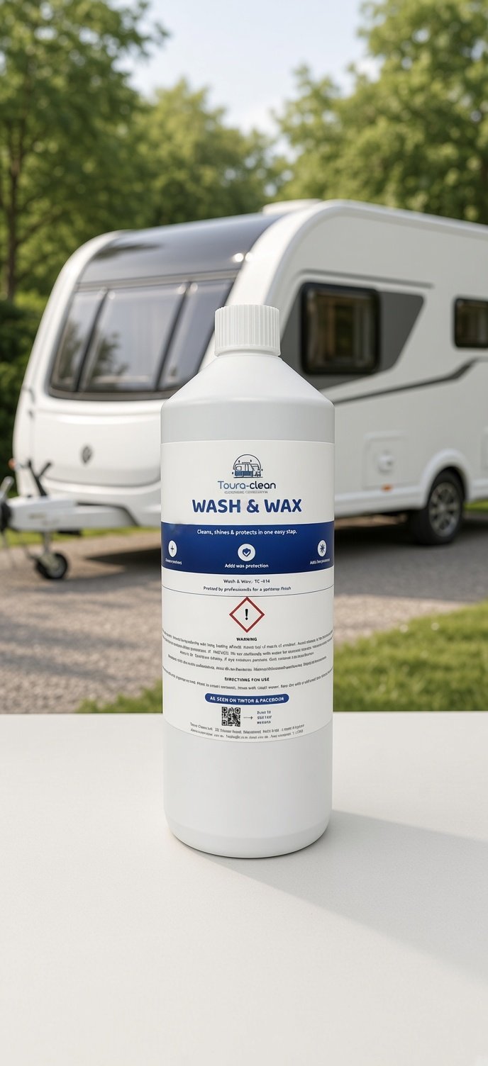 Toura-Clean Wash & Wax, 1 litre bottle